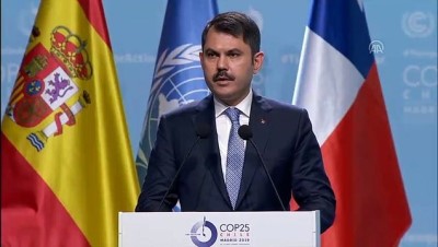 Çevre ve Şehircilik Bakanı Kurum, İklim Değişikliği Taraflar Konferansında - MADRİD 