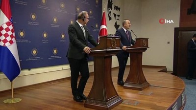liderler zirvesi -  Dışişleri Bakanı Çavuşoğlu:'Türkiye, Bosna Hersek ve Hırvatistan üçlü liderler zirvesini hayata geçirmek istiyoruz'  Videosu