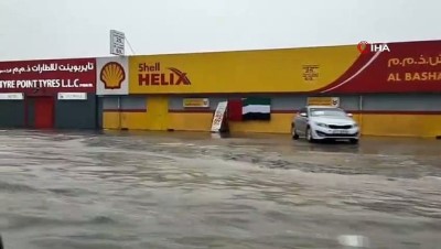 siddetli yagis -  - Dubai’de yaşanan sel uçuşları aksattı  Videosu