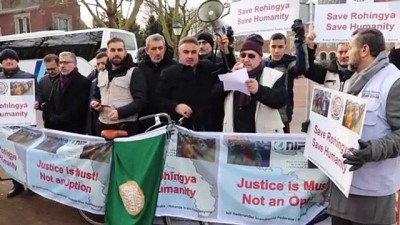 etnik kimlik - Hollanda'da Gambiya’nın Uluslararası Adalet Divanı'nda Myanmara karşı açtığı davaya destek - LAHEY  Videosu