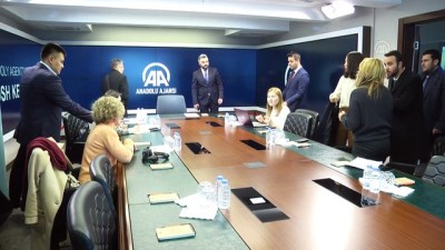Kazakistan basın heyeti AA'yı ziyaret etti - ANKARA
