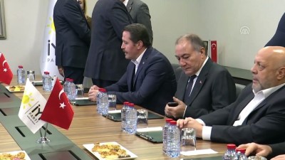 TOBB Başkanı Hisarcıklıoğlu ve beraberindeki heyet, Akşener'i ziyaret etti - ANKARA 