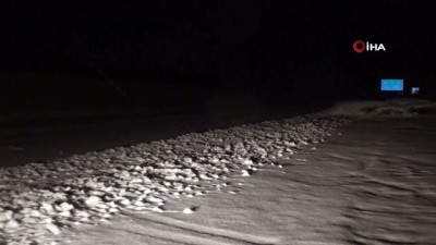  Bingöl’de kar yağışı etkili olmaya başladı