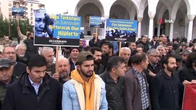  7 şehirde Doğu Türkistan eylemi düzenlendi