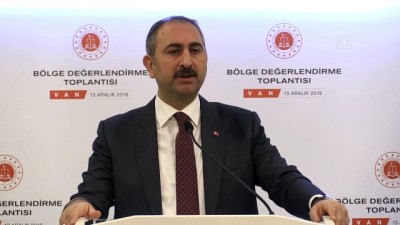 Adalet Bakanı Gül: 'Yargıya güven öncelikle yargının kararlarıyla oluşur' - VAN 