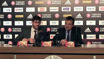 Basketbolda maçın ardından - Anadolu Efes Başantrenörü Ataman - İSTANBUL 