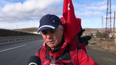 guzergah - Milli Mücadele yolunu yaya yürüyor - SİVAS  Videosu