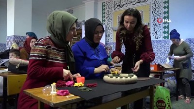ebru sanati -  Pamukkale Belediyesi ‘Pamukkale’de Kurs Zamanı' projesini hayata geçirdi  Videosu