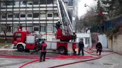 itfaiye eri -  DSİ Genel Müdürlüğü'nde yangın  Videosu