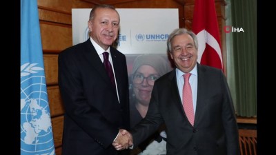  - Cumhurbaşkanı Erdoğan, BM Genel Sekreteri Guterres ile görüştü
