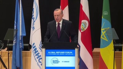 Erdoğan: 'Ülkemizin güvenli hale getirdiği bölgelere şimdiye kadar 371 bin Suriyeli gönüllü olarak geri döndü' - CENEVRE 
