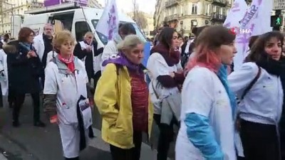 emeklilik -  - Fransa'da doktorlar sokağa indi Videosu