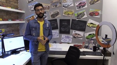 endustri meslek lisesi - Gazzeli genç, uluslararası otomotiv devlerince beğenilen otomobiller tasarlıyor  Videosu
