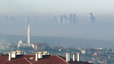 Ankara'da yoğun sis etkili oldu (3) 