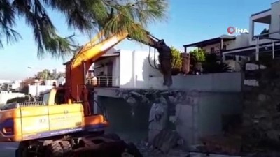 kacak yapi -  Bodrum’da imara aykırı yapıların yıkımı sürüyor  Videosu