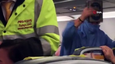 asus -  Kıbrıs uçağında panik anları kamerada  Videosu