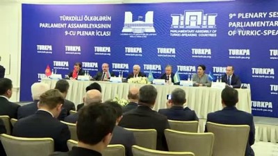 meclis baskanlari - TBMM Başkanı Şentop: 'Hukuki altyapı olarak TÜRKPA'yı güçlendiriyoruz' - BAKÜ Videosu