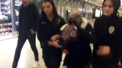 basortusu - Uçakta taşkınlık yapan kadın yolcu gözaltına alındı - İSTANBUL  Videosu