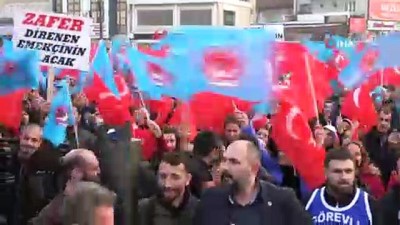 toplu is sozlesmesi -  Bursa'da 5 bin metal işçisi eylem yaptı Videosu
