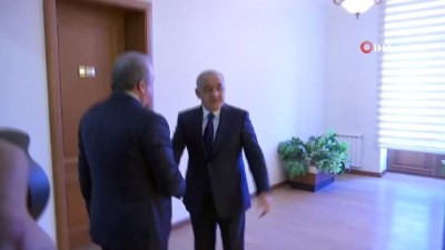  - Tbmm Başkanı Şentop, Azerbaycan Başbakanı Asadov İle Görüştü
