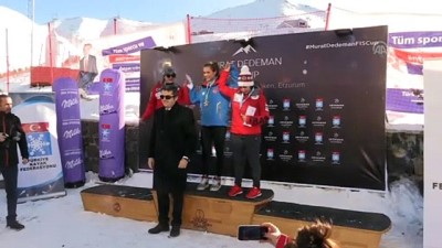 dalyan - Alp Disiplini Uluslararası Murat Dedeman FIS Kupası ödül töreni - ERZURUM  Videosu