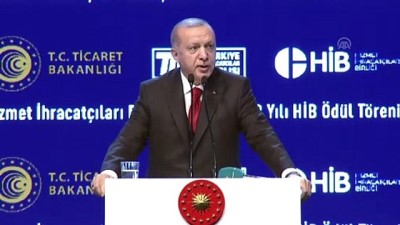 ihracat - Cumhurbaşkanı Erdoğan: 3. çeyrekteki yüzde 0,9 pozitif büyüme ile ülkemiz yeniden büyüme dönemine girdi - İSTANBUL  Videosu