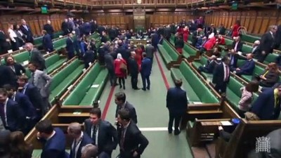 iskocya - İngiltere Parlamentosundan Brexit yasasına ilk onay - LONDRA  Videosu