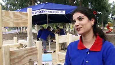 cocuk sagligi -  Mersin Büyükşehir Belediyesi'nin kadın marangozu  Videosu