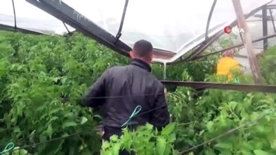yagan -  Seydikemer'de fırtına seralara zarar verdi Videosu