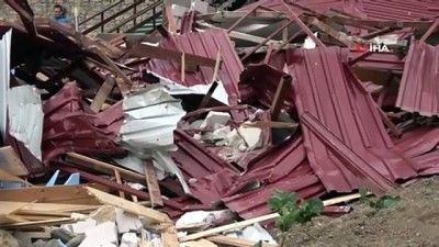 bungalov -  Uzungöl'de yıkımlar devam ediyor Videosu