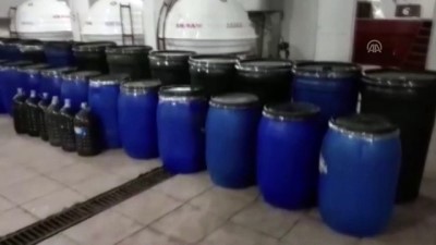 sahte icki - 117 bin 800 litre kaçak içki ele geçirildi - MARDİN  Videosu