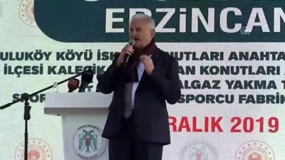 AK Parti İzmir Milletvekili Binali Yıldırım: 'Yolları böleriz ama Türkiye'yi böldürtmeyiz' - ERZİNCAN 