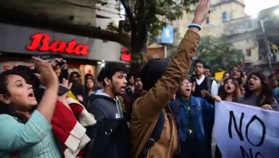 gana - Hindistan'da protestolar sürüyor - KALKÜTA Videosu