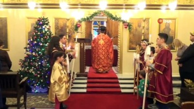  İskenderun Rum Ortodoks Kilisesi'nde Noel ayini