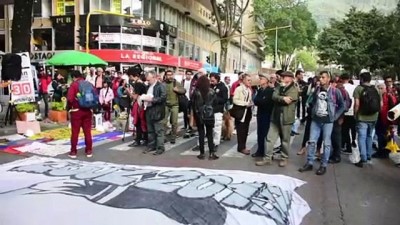 toplumsal olaylar - Kolombiya'da Dilan Cruz için anma töreni düzenlendi - BOGOTA  Videosu