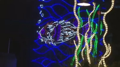 dinozor - - New Mexico Sokakları Işık Festivali İle Renklendirdi  Videosu