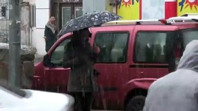 kartopu savasi -  Ağrı’da beklenen kar yağışı başladı  Videosu