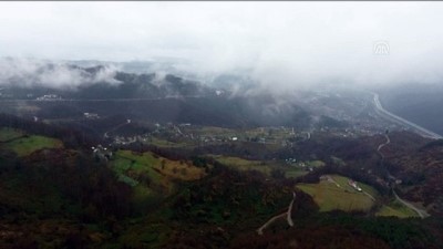 Bolu Dağı'nda sis etkili oluyor - DÜZCE 