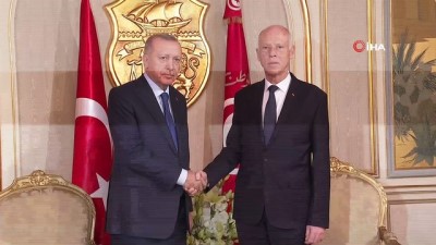  - Cumhurbaşkanı Erdoğan Tunuslu mevkidaşı Said ile görüştü 