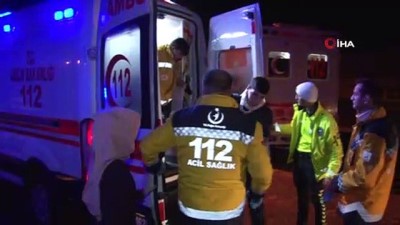 yolcu otobusu -  Kayseri'de yolcu otobüsü devrildi: 20 yaralı  Videosu
