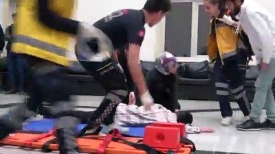 Paramedikler 'anında müdahale' etkinliğinde saniyelerle yarıştı - BİLECİK