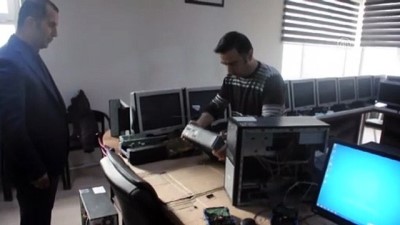 Bulanık'ta okullardaki eski bilgisayarlar onarılıyor - MUŞ