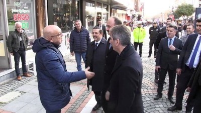 seyyar saticilar - İçişleri Bakan Yardımcısı İnce, Edirne'de esnafı ziyaret etti - EDİRNE Videosu