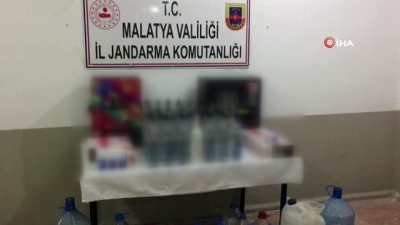 sahte icki -  Malatya'da 230 litre sahte içki ele geçirildi  Videosu