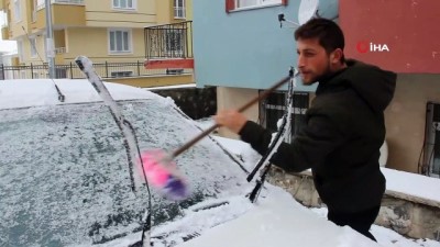 buz sarkitlari -  Erzurum kar yağışıyla birlikte beyaza büründü  Videosu