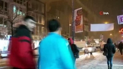 yagan -  Kars’a beklenen kar yağdı Videosu