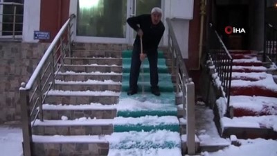 kar kalinligi -  Yozgat’ta kar yağışı  Videosu