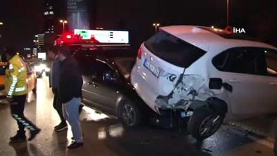 luks otomobil -  Alkollü sürücü kaza yaptı: 1 yaralı  Videosu