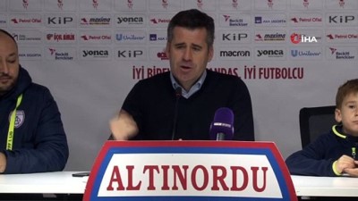 bulduk - Altınordu - Menemenspor maçının ardından Videosu
