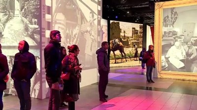 hologram - 'Ara Güler Dijital Fotoğraf Sergisi'ne sanatseverlerden yoğun ilgi - İSTANBUL Videosu